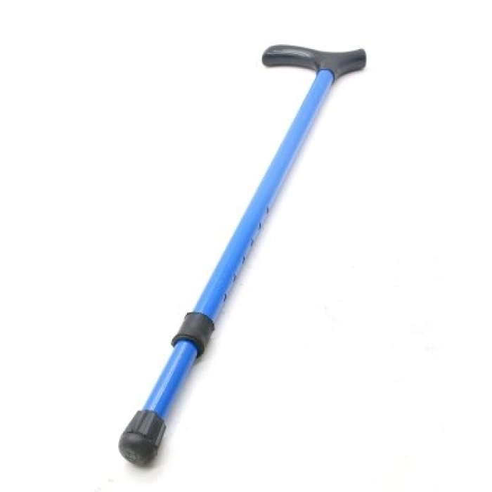 Ayarlanabilir Metal Pimli Baston - Ergonomik Saplı - Yürüyüş Desteği
