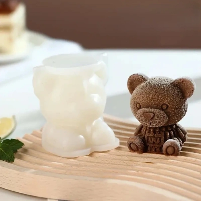 Ayı Şekilli Silikon Buz Kalıbı