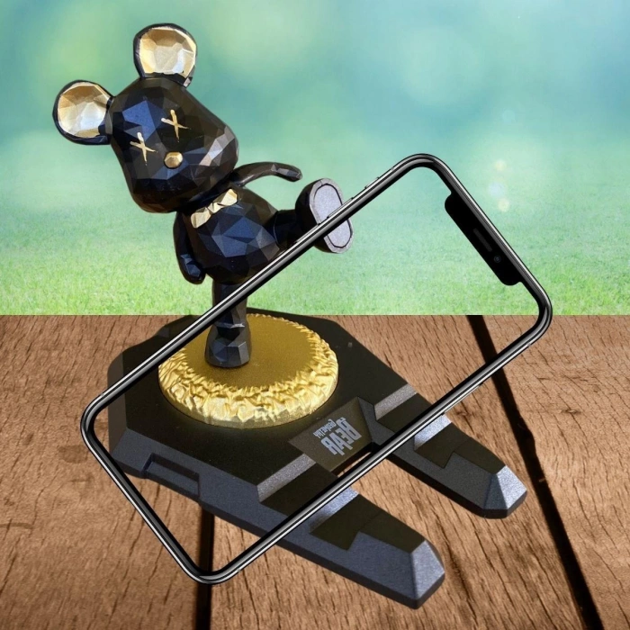 Ayıcıklı Telefon ve Tablet Standı Masa Üstü Telefon ve Tablet Tutucu Aparatı (4887)