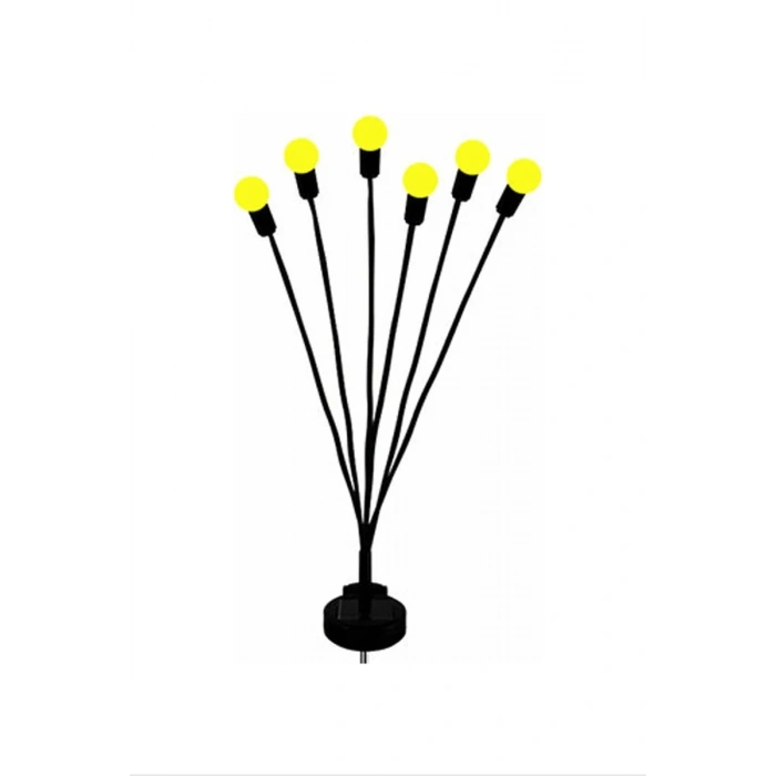 Bahçe Çiti 6lı Renkli Güneş Enerjili LED Lamba ROYALEKS-1085