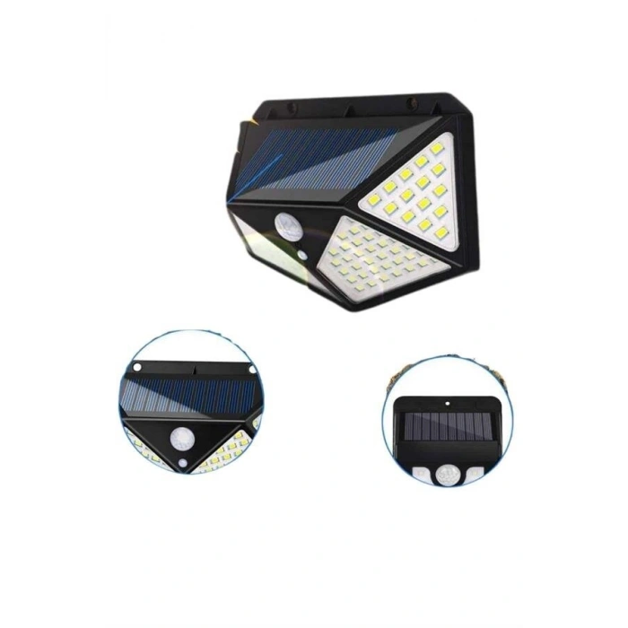 Bahçe Lambası Bahçe Aydınlatma Sensörlü Suya Dayanıklı 100 Led