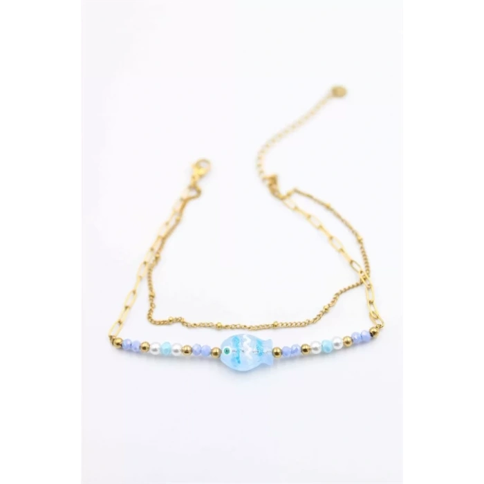 Balık Halhal - Altın