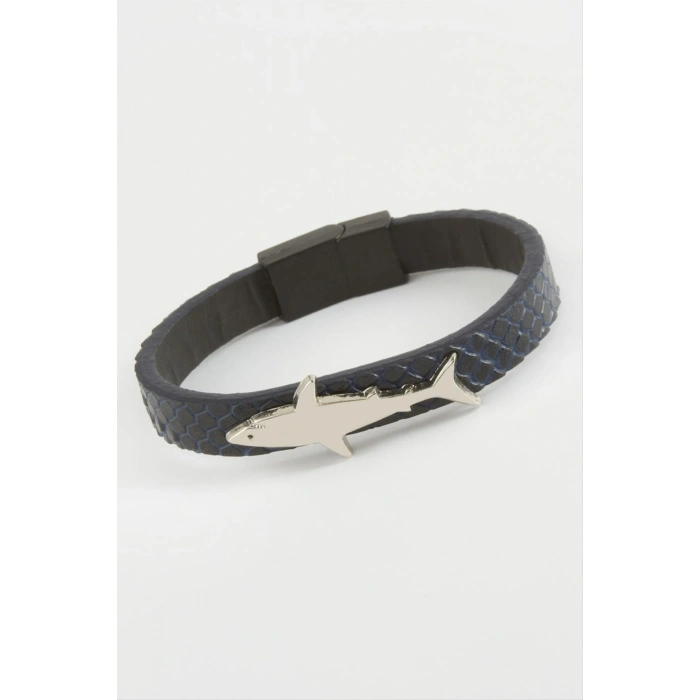 Balık Kaliteli Mıknatıslı Suni Deri Bileklik