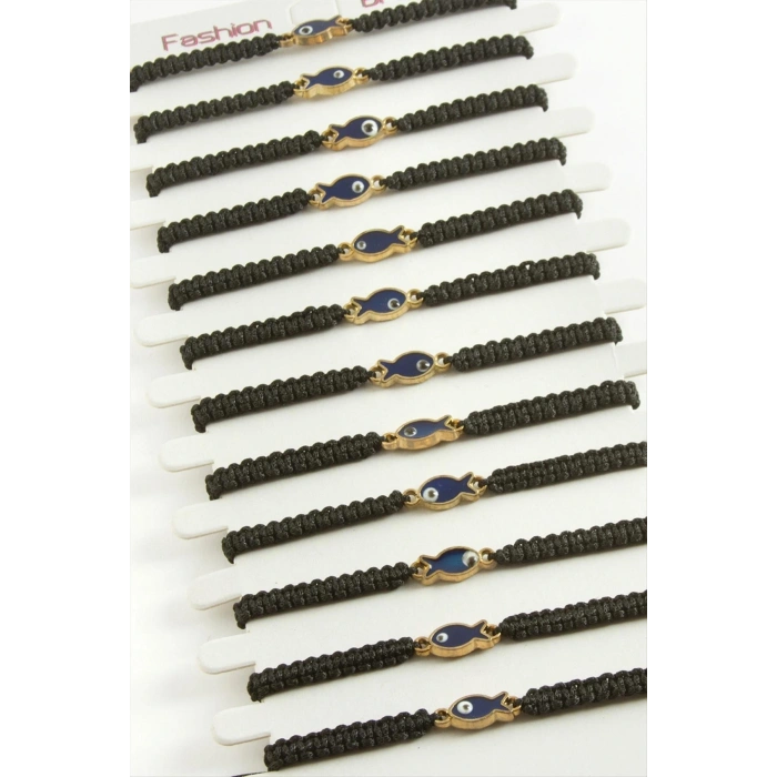 Balık Makrome Örgülü Bileklik