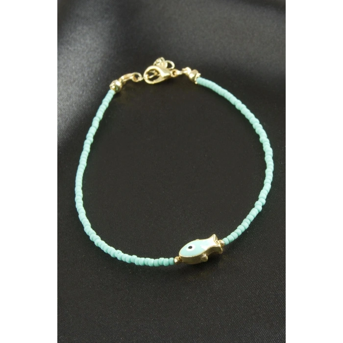 Balık Mineli Miyoki Boncuk Bileklik