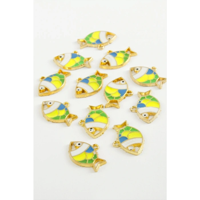 Balık Tek Kulp Mineli Bileklik ve Kolye Ucu Aparatı 1 Adet