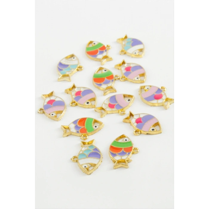 Balık Tek Kulp Mineli Bileklik ve Kolye Ucu Aparatı 1 Adet