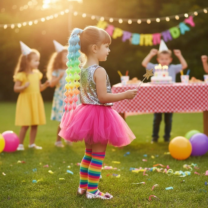 Balon Örgülü Lastikli At Kuyruğu - ACM11