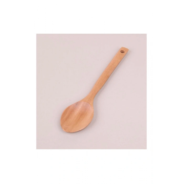Balsa BLS-029A Ahşap Yemek Servis Kaşığı 28 cm mudanis