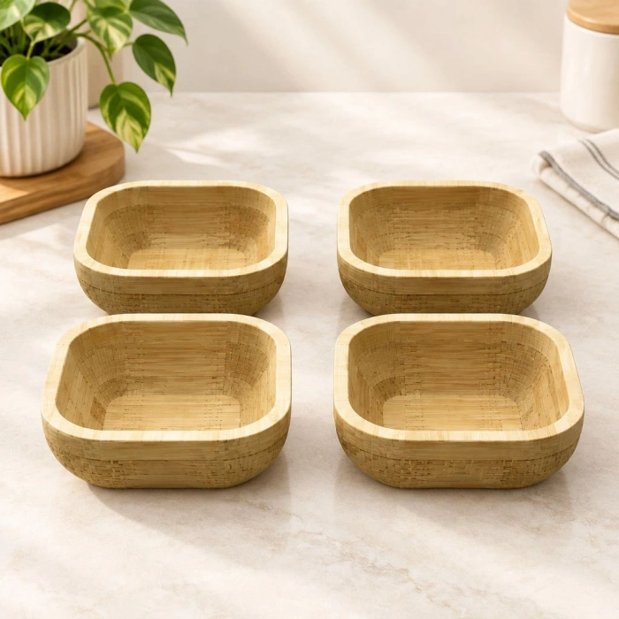 Bambu Mini Çerezlik 4lü
