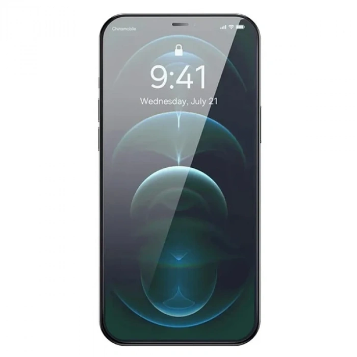 Baseus Crystal 0.3mm İphone 12 Pro Max Tempered Ekran Koruyucu 2 Adet Set