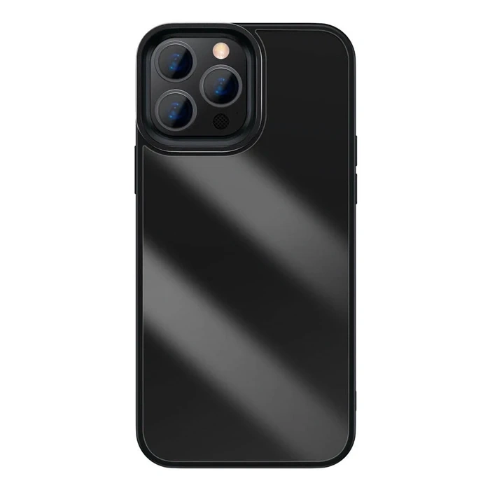 Baseus Crystal İphone 13 Pro 6.1 Kılıf Jel Çerçeve Zırhlı Silikon Kılıf