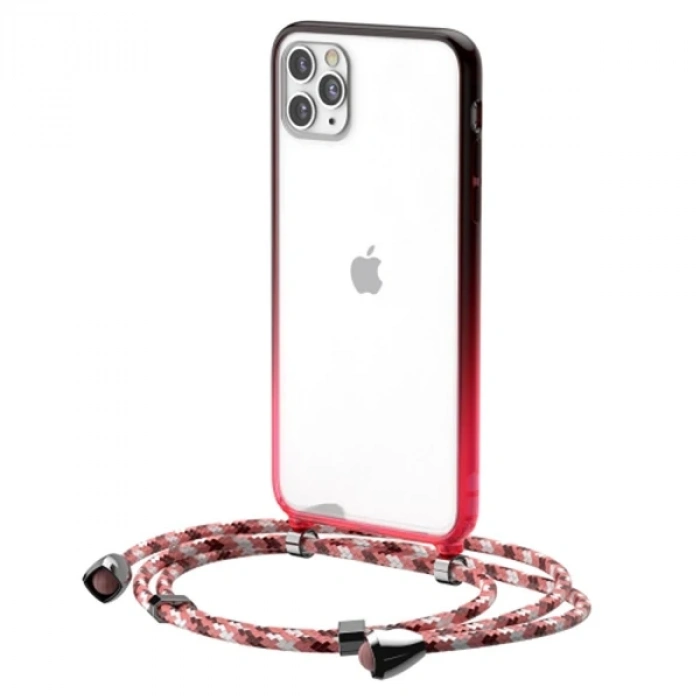 Baseus Element Crossbody Protective İphone 11 Pro Max 6.5 Askılı Koruyucu Silikon Kılıf