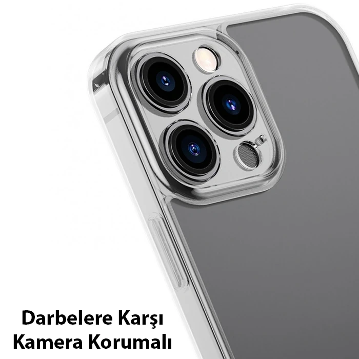 Baseus Frosted Glass İphone 13 Pro Max 6.7inch Shockproof Koruyucu Kılıf