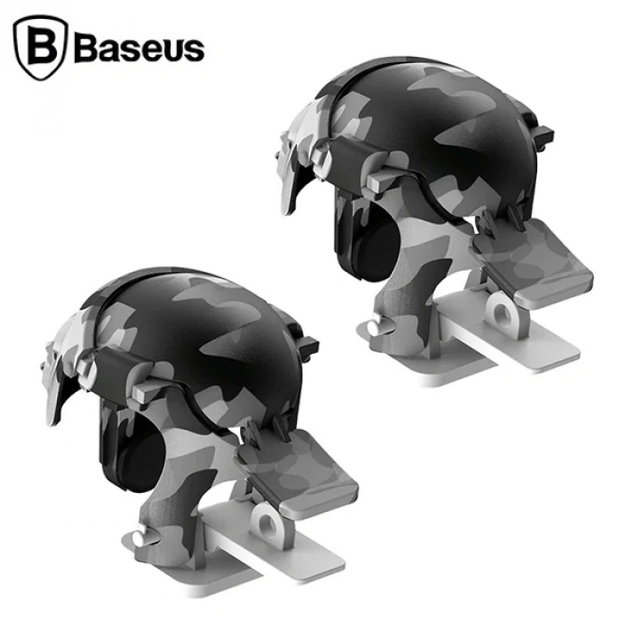 Baseus Gamo Ga03 Gamepad Oyun Ateşleyici Tetik/ Level 3 Helmet Pubg Gadget