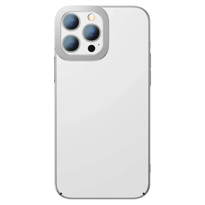 Baseus Glitter İphone 13 Pro Kılıf Renkli Kenar Şeffaf Kılıf