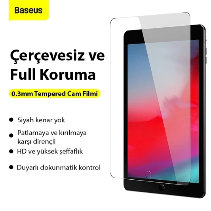 Baseus İpad Mini 5 -4 Tempered Kırılmaz Cam Ekran Koruyucu-(5775)