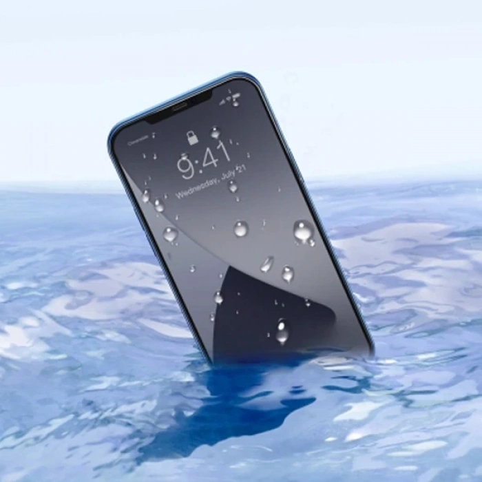 Baseus İphone 12 Pro Max 6.7  0.15mm Full Tempered Cam Ekran Koruyucu 2set-(5775)