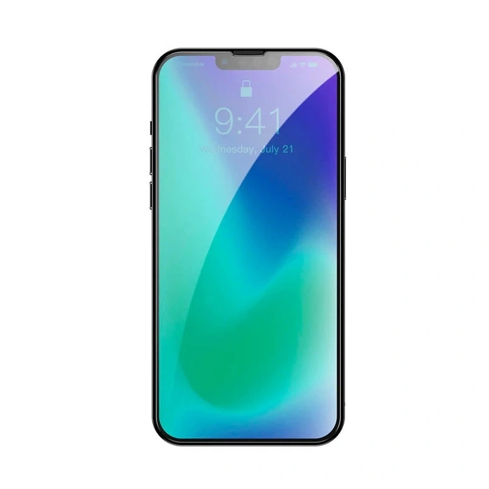 Baseus İphone 13 Pro Max 0.3mm Tempered Full Cam Ekran Koruyucu 2 Adet Set-(5775)
