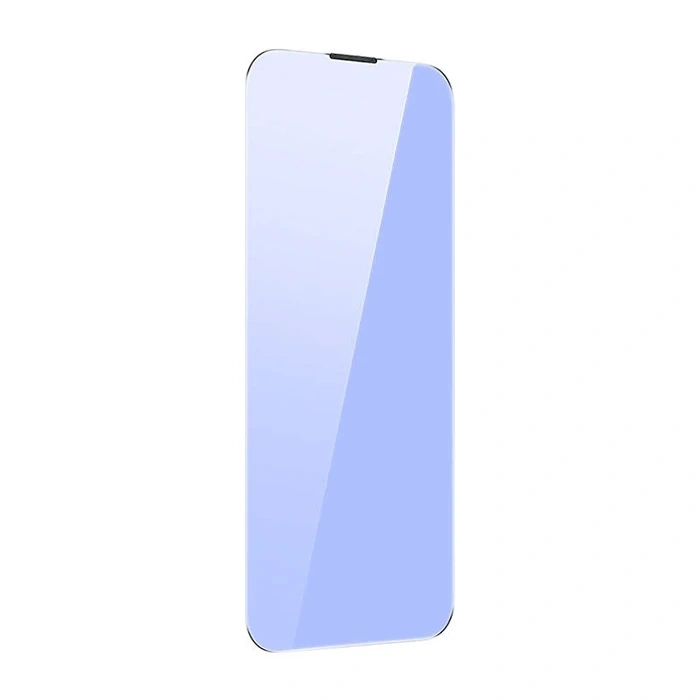 Baseus İphone 15 Pro Full Koruma Anti Mavi Işık Tempered Cam Ekran Koruyucu 2 Adet Set