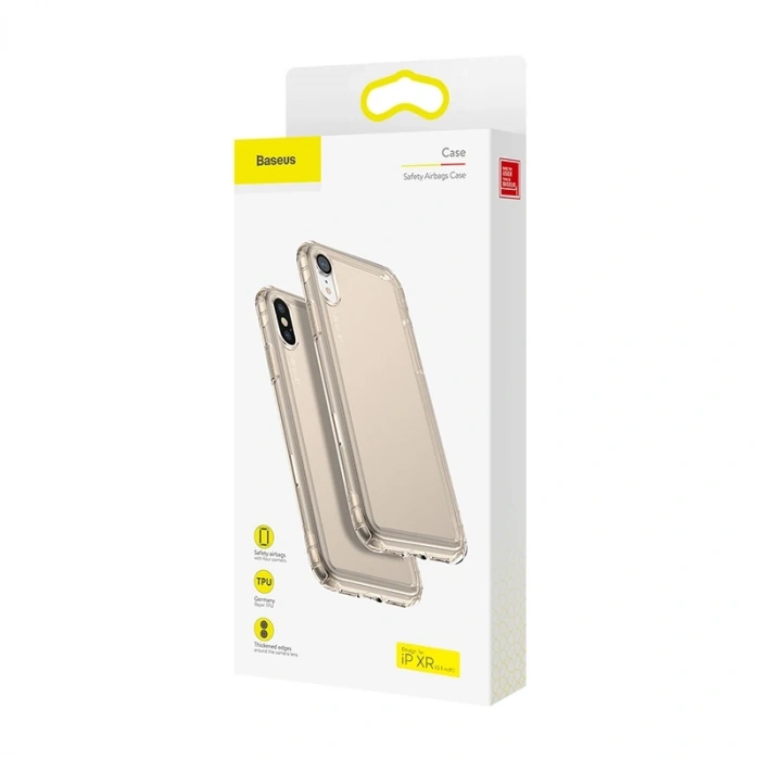 Baseus İphone Xr 61 Airbags Şeffaf Darbe Emici Slikon Kılıf