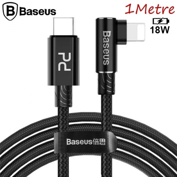 Baseus Mvp Elbow Type-c To İphone Pd 18w Hızlı Şarj Usb Kablo 1metre