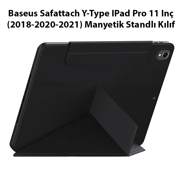Baseus Safattach Y-type Ipad Pro 11 Inç (2018-2020-2021) Manyetik Standlı Kılıf