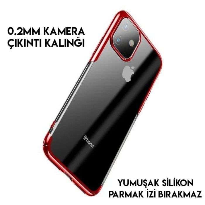 Baseus Shining Case İphone 11 Pro Max 6.5 Ultra İnce Silikon Kılıf