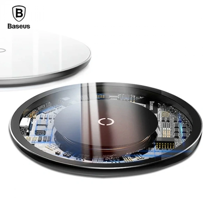 Baseus Simple Kristal 10w Qi Wireless Kablosuz Hızlı Şarj