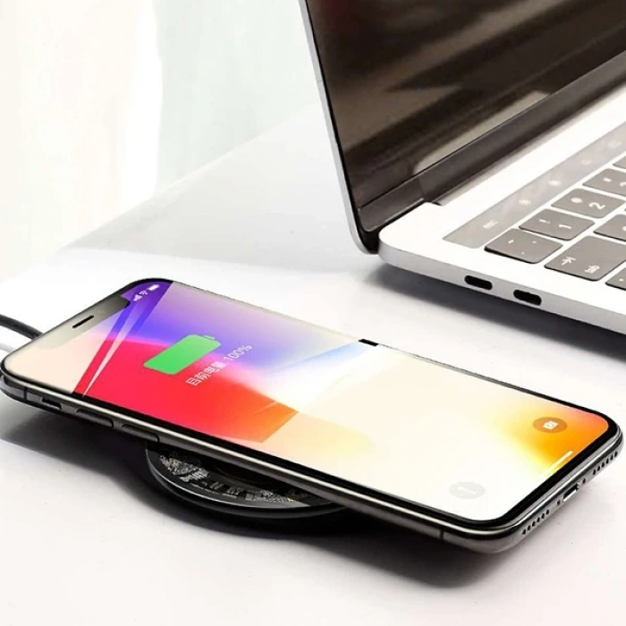 Baseus Simple Kristal 10w Qi Wireless Kablosuz Hızlı Şarj