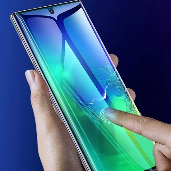 Baseus Sm Galaxy Note 10 Full Ekran Koruyucu 0.15mm 2 Adet Set 0.15mm Full-screen Curved Antı-explos-(5775)