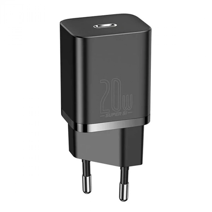 Baseus Super Si 20w Pd Type-c Hızlı Şarj Adaptörü 20w İphone 15-14-13- 12-11 Hızlı Şarj