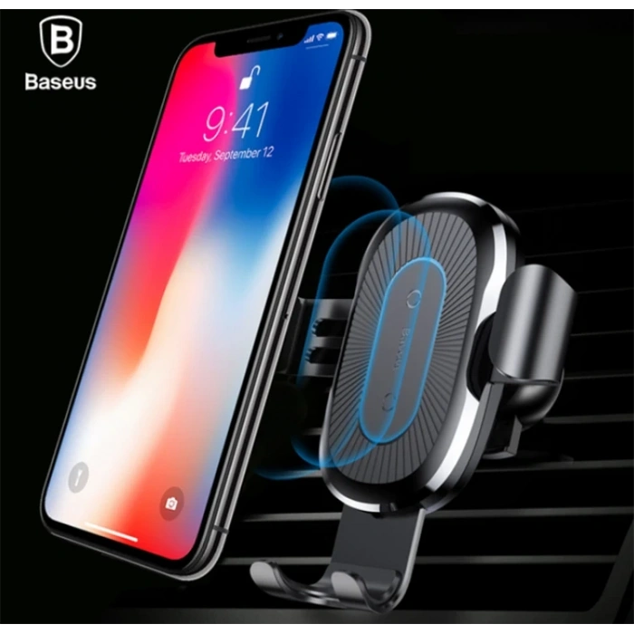 Baseus Wxyl-01 Araç İçi Telefon Tutucu Ve Kablosuz Şarj Aleti