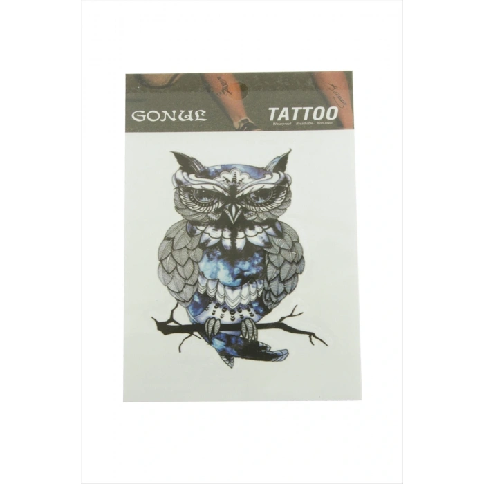 Baykuş Tattoo Dövme Sticker