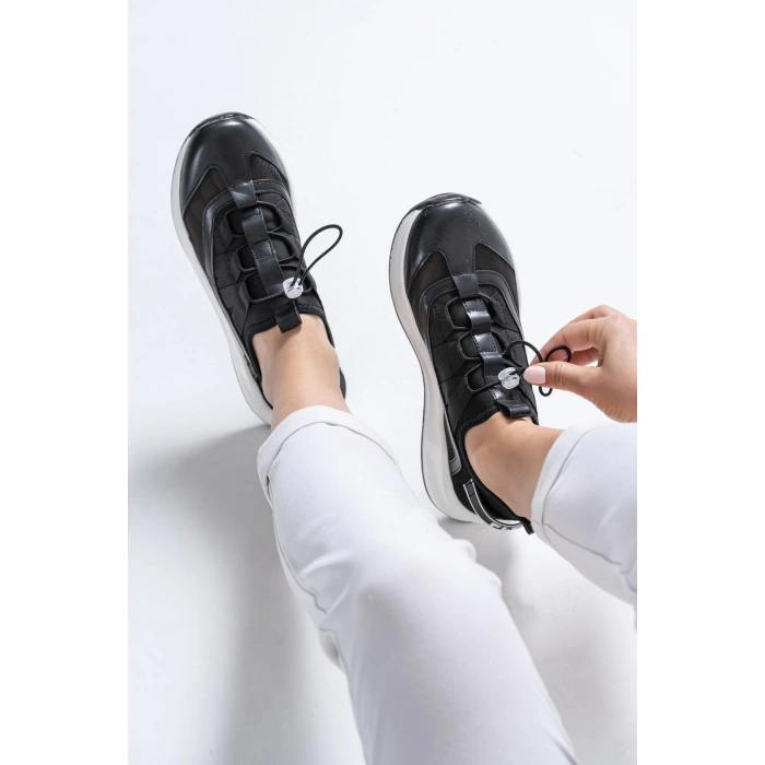 Beatrice Siyah File Spor Ayakkabı