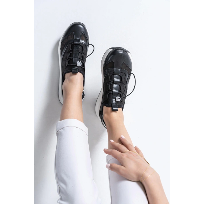 Beatrice Siyah File Spor Ayakkabı