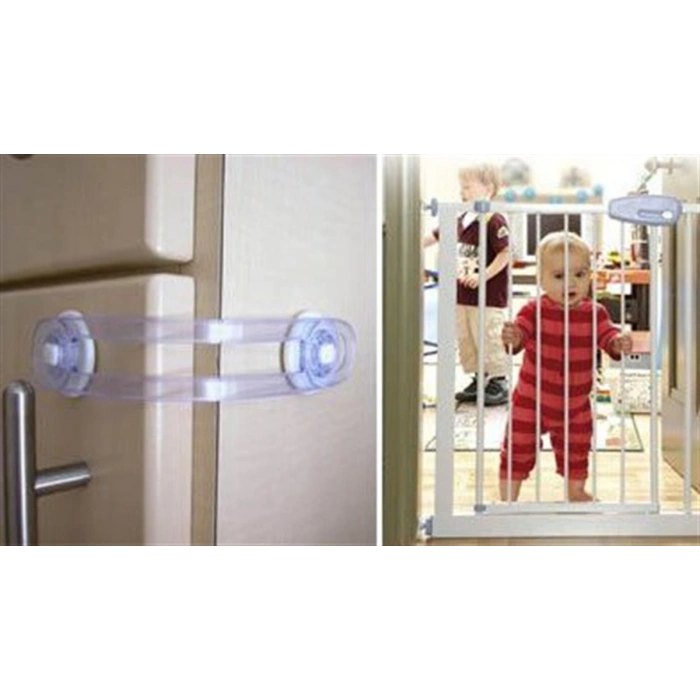 Bebek ve Çocuklar İçin Dolap Çekmece Emniyet Güvenlik Kilidi (4887)