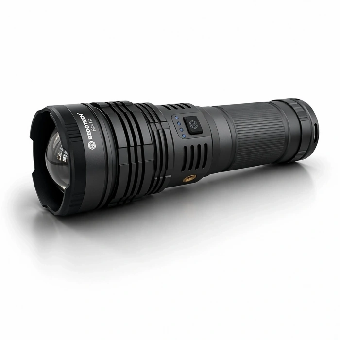 Bedotech Bd-12 60w Tg Led Alüminyum Alaşımlı Zoomlu Type-c Şarjlı El Feneri