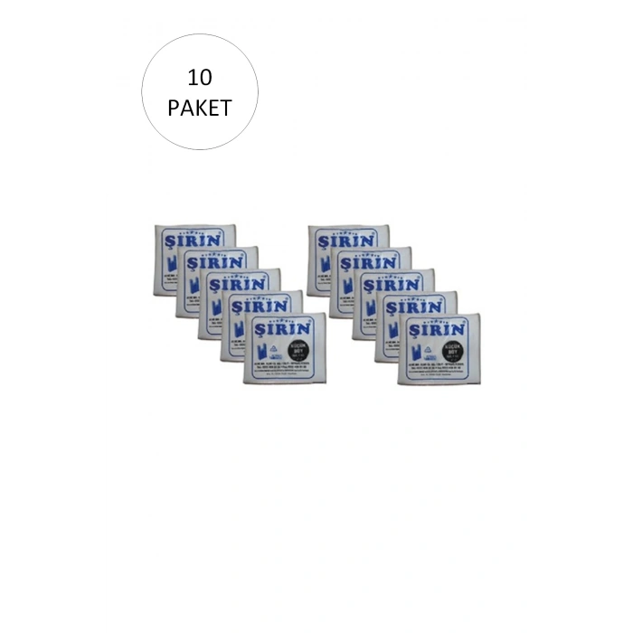 Beyaz Kalın Atlet Poşet Küçük Boy 25x45 Cm 1 Kg 10 Paket (Takriben 1100 Ad)