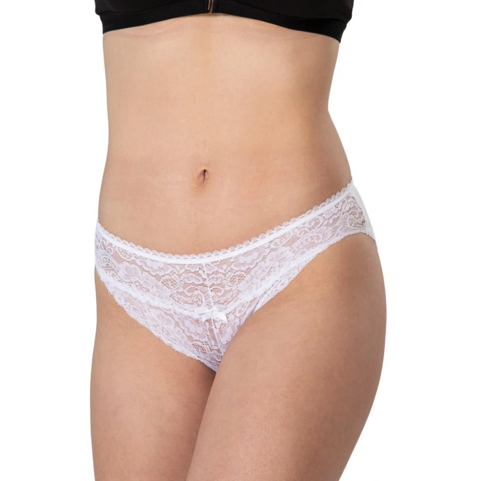 MARSİLYAN™ BEYAZ MI  1444 Modal Cotton Dantelli Külot