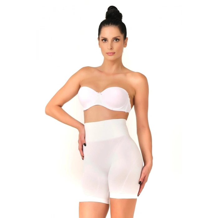 MARSİLYAN™ BEYAZ MI  2017 Düşük Bel Double Pantalon Korse