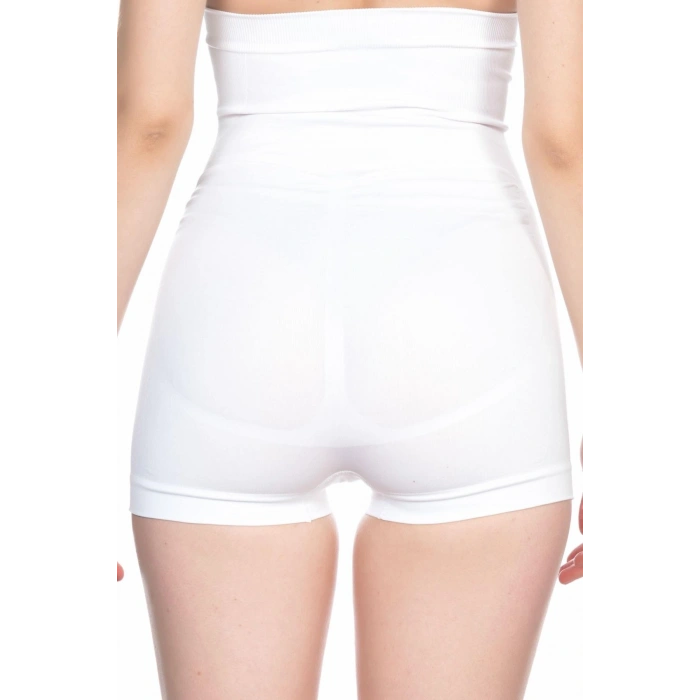 MARSİLYAN™ BEYAZ MI  2047 Yüksek Bel Boxer Korse
