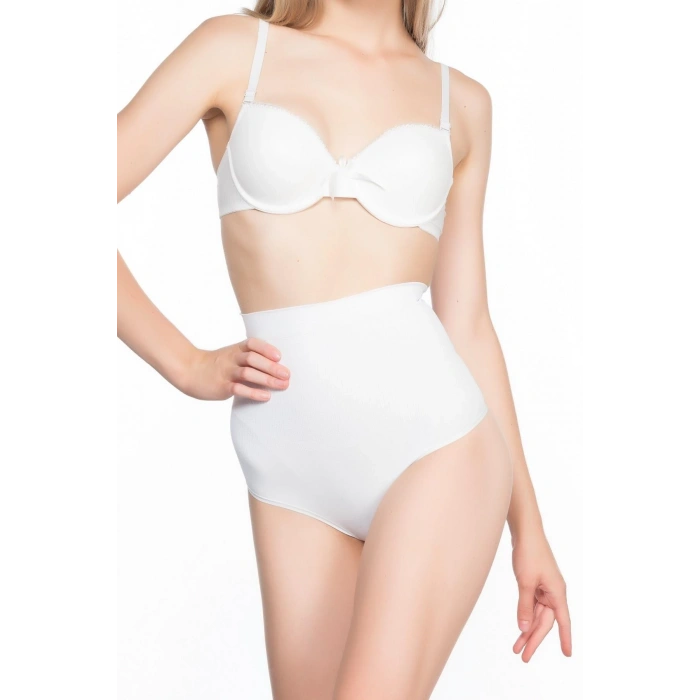 MARSİLYAN™ BEYAZ MI  2054 Masajlı String Korse