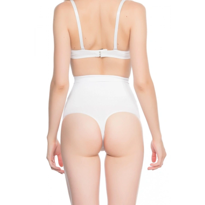 MARSİLYAN™ BEYAZ MI  2054 Masajlı String Korse