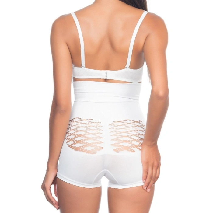 MARSİLYAN™ BEYAZ MI  2064 Popo Açık Fantezi Boxer Korse