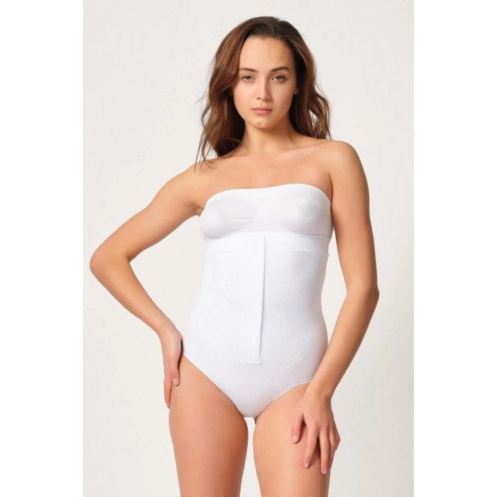 MARSİLYAN™ BEYAZ MI  2088 Önden Agraflı Slip Korse