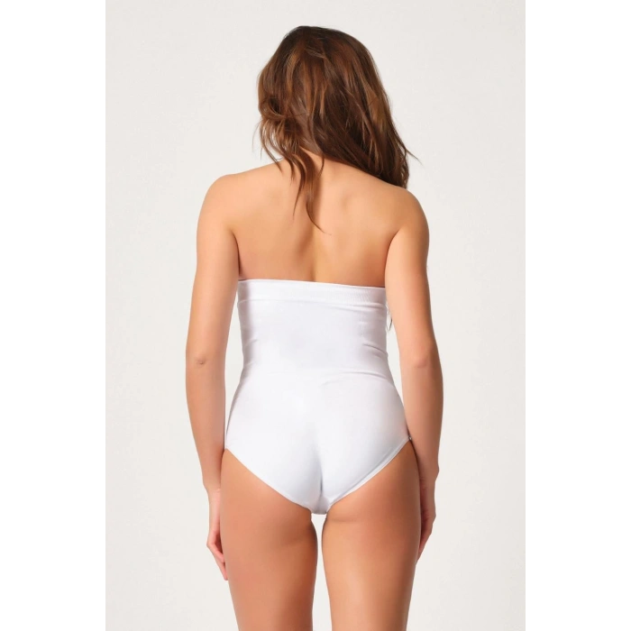 MARSİLYAN™ BEYAZ MI  2088 Önden Agraflı Slip Korse