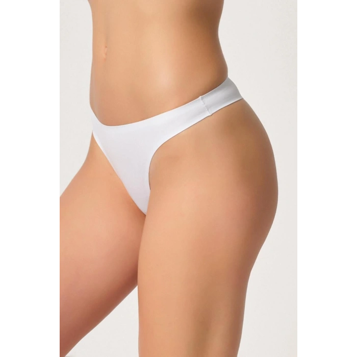MARSİLYAN™ BEYAZ MI  2802 Yapıştırma Lazer Kesim String Külot