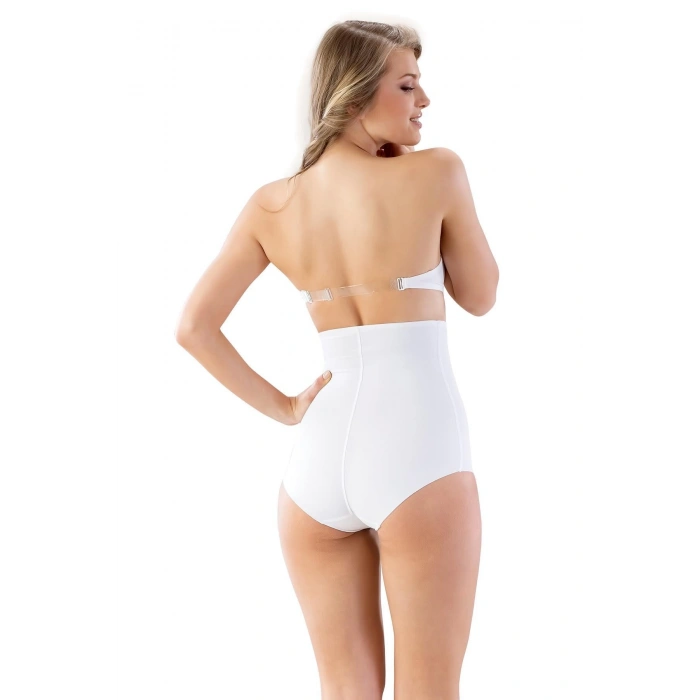 MARSİLYAN™ BEYAZ MI  2813 Yüksek Bel Slip Lazer Korse