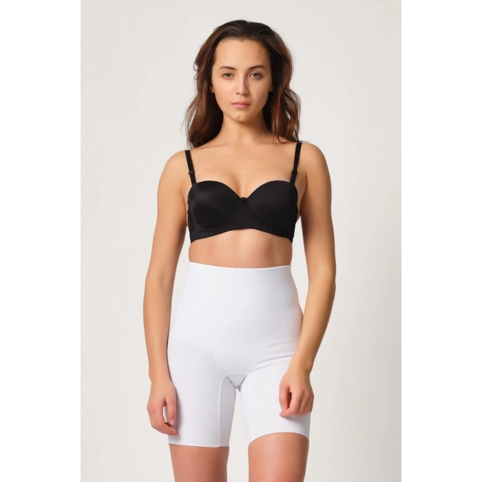 MARSİLYAN™ BEYAZ MI  2816 Yüksek Bel Boxer Lazer Korse